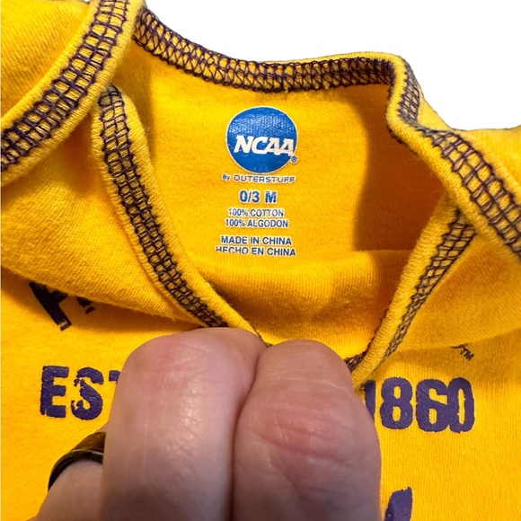 LSU Fighting Tigers Infant One Piece Onesie Outfit - Picture 4 of 5